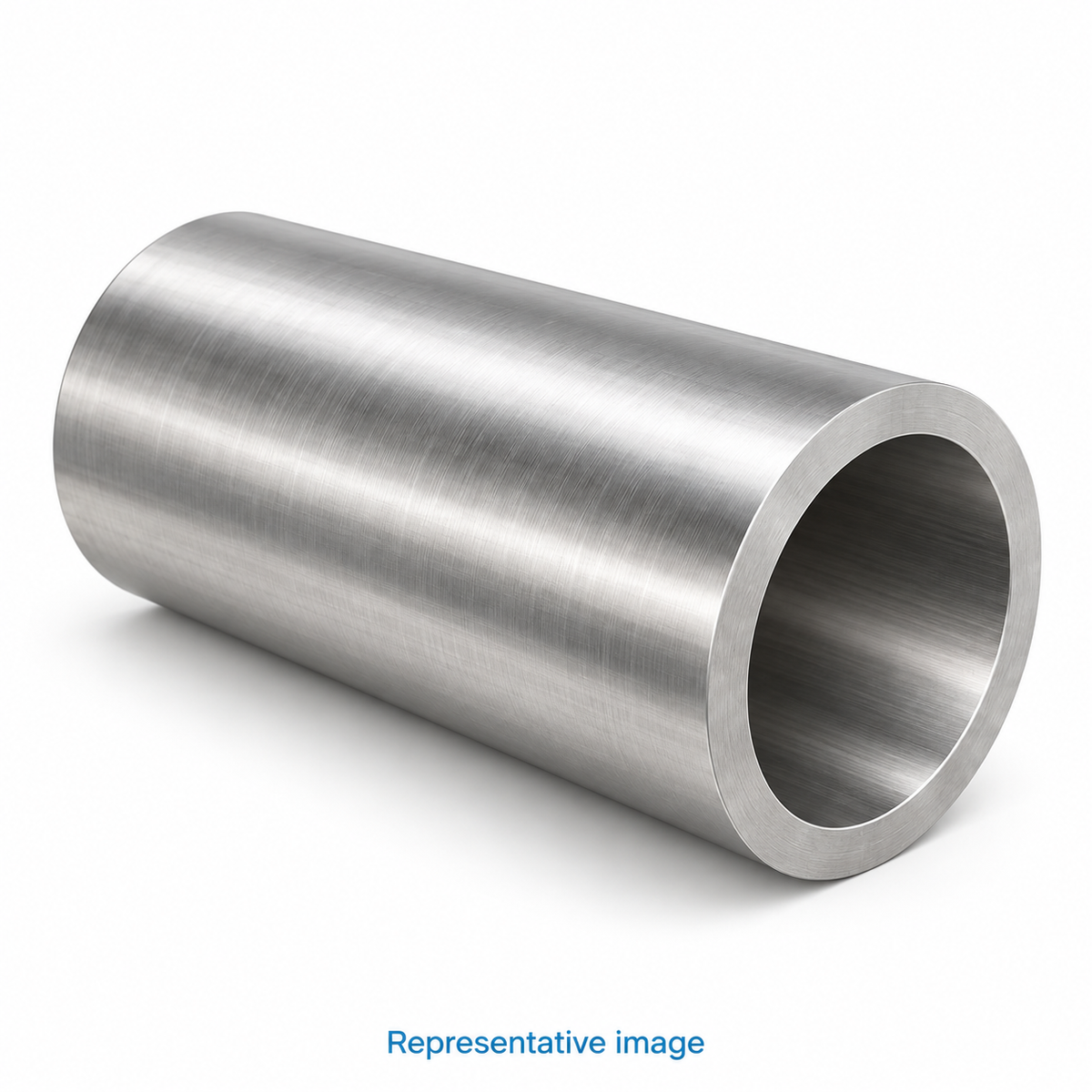 Representative thick-wall round hollow tube with open circular end; size and specification vary — see product details