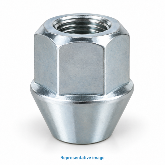Representative shear nut with hexagonal upper drive section above a smooth conical lower base; size and specification vary — see product details