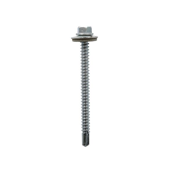 Metalfix Self-Drilling Screws Light Section DIN 7504K 16mm Washer BZP - 5.5 x 70mm — supplier image; see listing for size and pack quantity