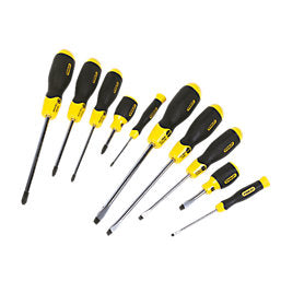 Stanley 2-65-014 Cushion Grip screwdriver set, 10 pieces