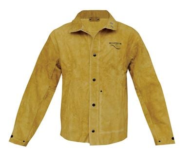 Starparts Texas gold leather welding jacket