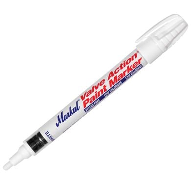 Markal Valve Action Liquid Paint Marker - White