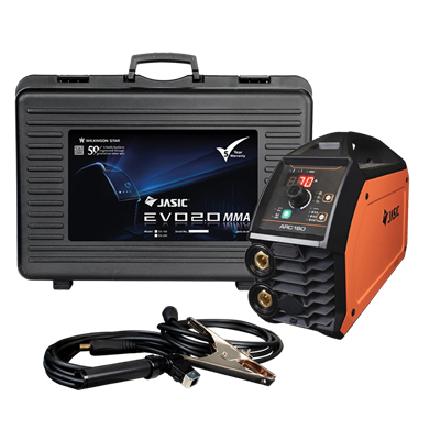 Jasic EVO Power Arc 180 c/w Case & Leads