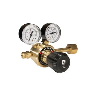 CO2 Regulator Single Stage 2 Gauge  Side Entry