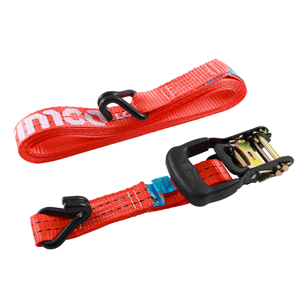 Timco Ratchet Straps - J Hook Commercial duty 6m x 35mm 1000kg (2) 6RS2J — official TIMCO product photograph