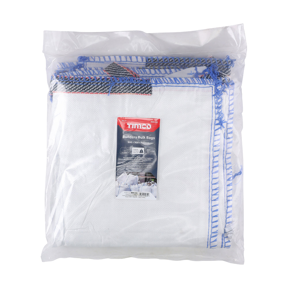 Timco Bulk bag 900 x 900 x 800 pack 2 BBB1000 SWL1000kg — official TIMCO product photograph