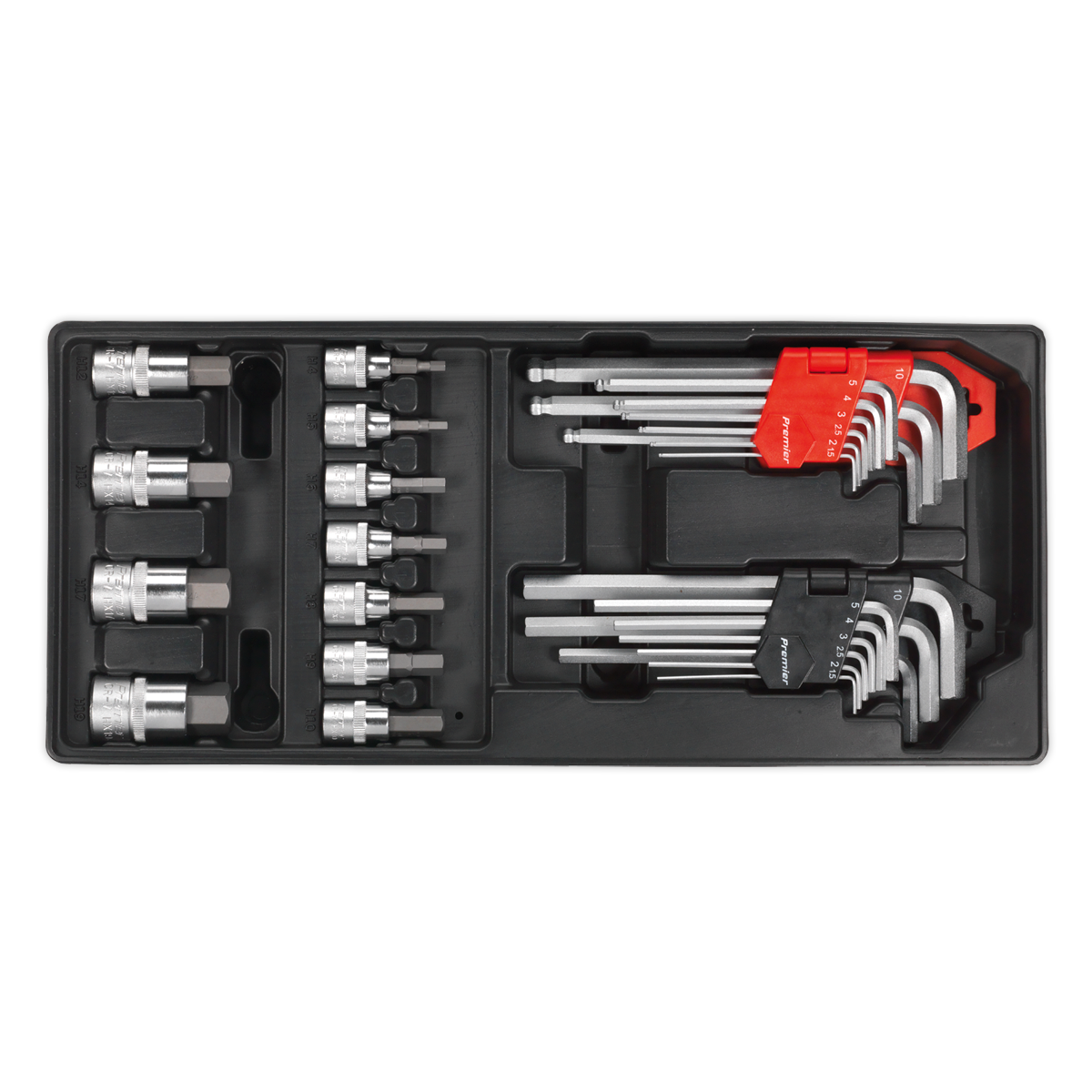 Premier Hex/Ball End Hex Key & Socket Bit Set