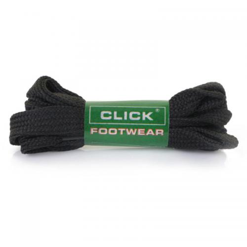 Click Flat Boot Lace 90cms Black CFL90